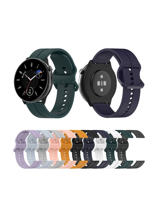 Rubber Strap Navy Blue 20mm