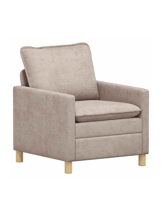 Beige Armchair 76x81x87.5cm