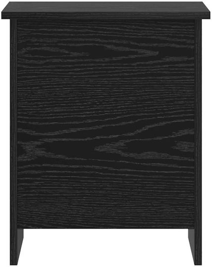 vidaXL Decorative Wooden Black Trunk 40x40x50cm