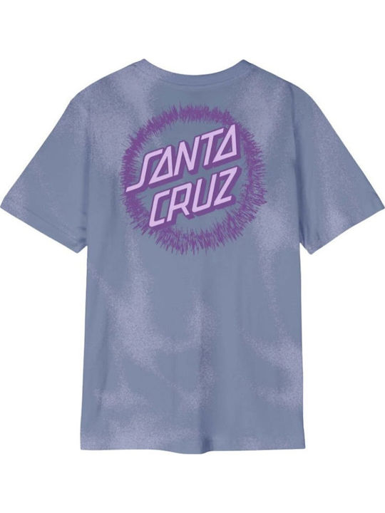 Women's Polka Dot Purple T-shirt