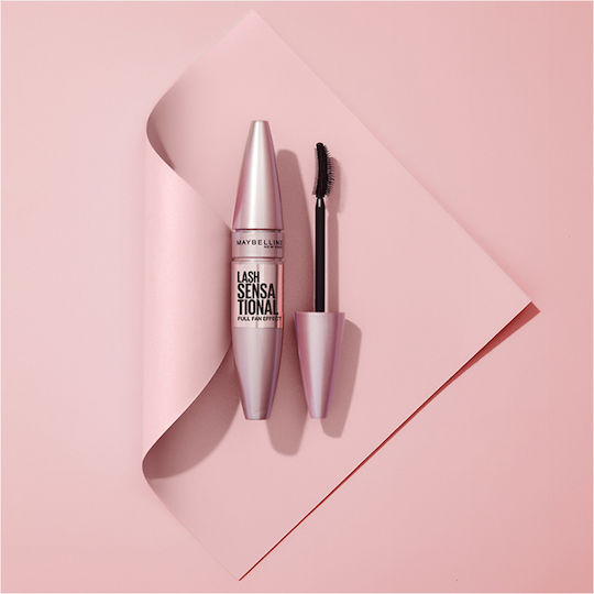 Maybelline Lash Sensational Full Fan Effect Mascara pentru Volum & Curling Burgundia maro 9.5ml