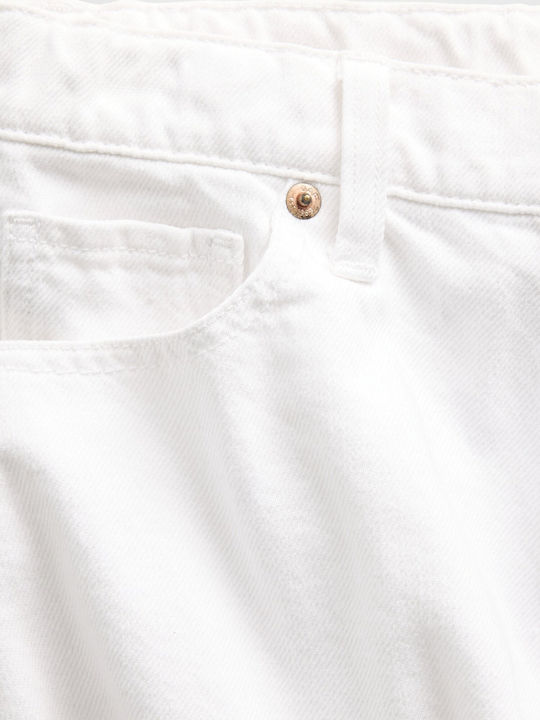 Kids Denim Shorts/Bermuda White