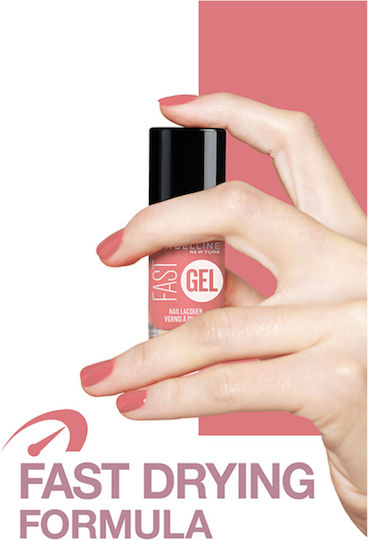 Maybelline Fast Gel Glossy Nail Polish 5 Twisted Tulip 7ml