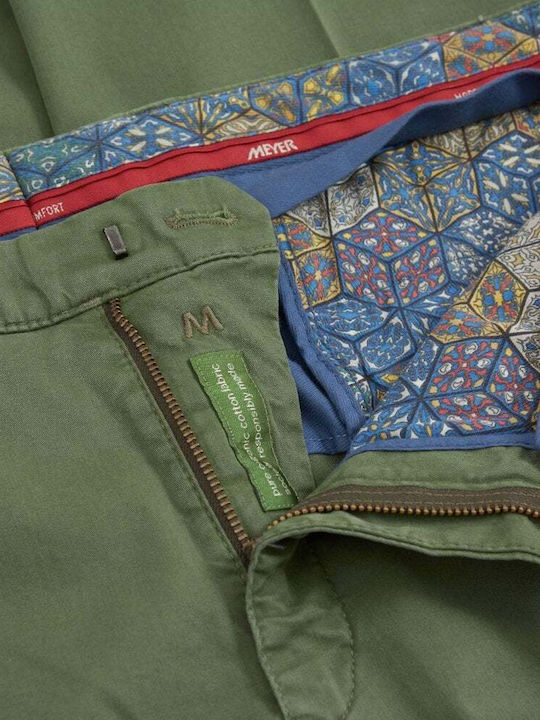 Bonn Chino Elastic Dark Olive Trousers