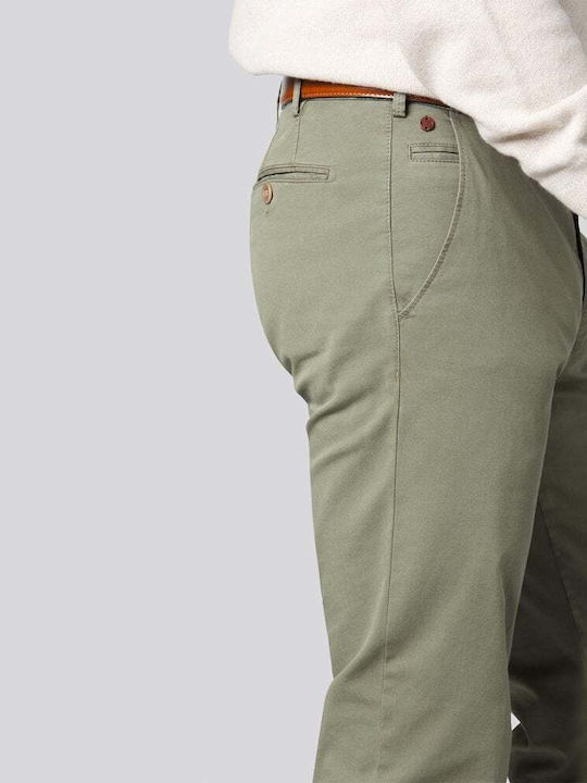 Bonn Chino Elastic Dark Olive Trousers