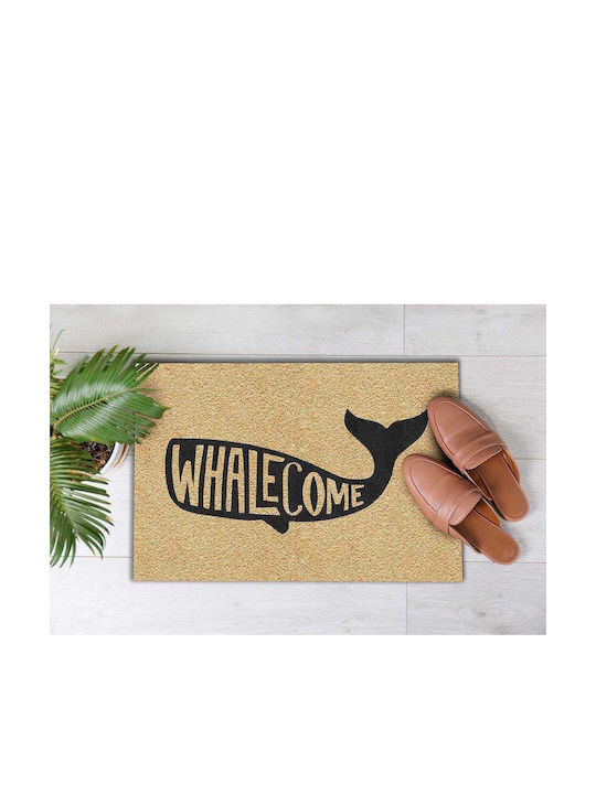 SteweHome Non-Slip Orange Doormat 70x45cm