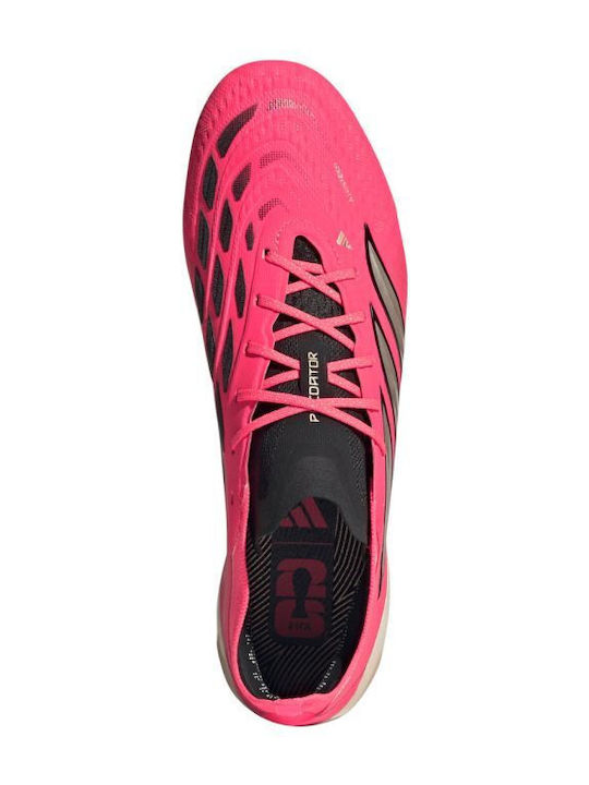 adidas Predator Elite FG Ποδοσφαιρικά Παπούτσια με Τάπες Ροζ adidas Predator Elite FG Ποδοσφαιρικά Παπούτσια με Τάπες Ροζ