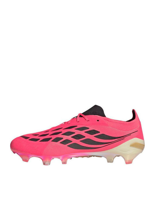 adidas Predator Elite Ποδοσφαιρικά Παπούτσια με Τάπες FG Ροζ