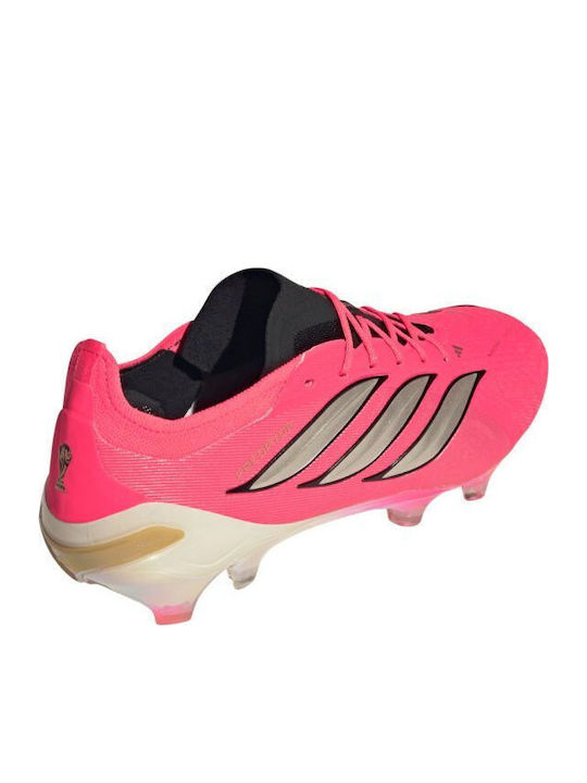 adidas Predator Elite Ποδοσφαιρικά Παπούτσια με Τάπες FG Ροζ