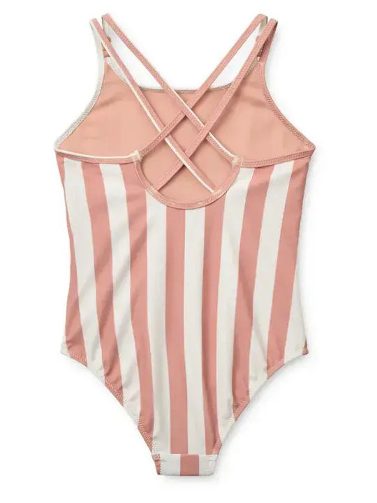 Liewood Coral Blush Creme De La Creme Stripe Kids Swimwear One-Piece Coral Blush Liewood Coral Blush Creme De La Creme Stripe Kids Swimwear One-Piece Coral Blush