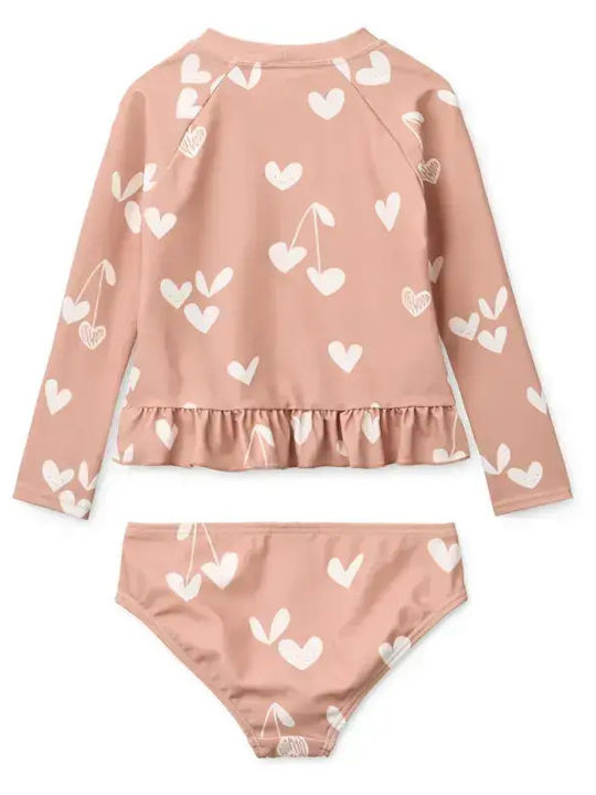 Liewood Sweethearts Kids Swimwear Set Pale Tuscany Liewood Sweethearts Kids Swimwear Set Pale Tuscany