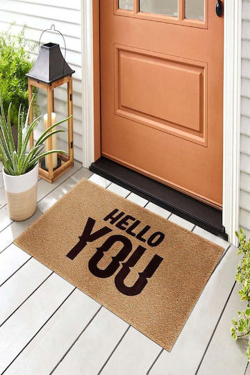 SteweHome Non-Slip Orange Doormat 70x45cm
