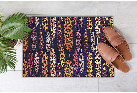 SteweHome Non-Slip Orange Doormat 70x45cm