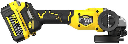 Stanley SFMCG710M1T Angle Grinder 125mm Battery Brushless 1x4Ah