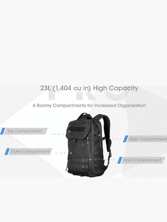 NiteCore Backpack Αδιάβροχο 23lt Μαύρο
