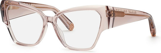 Eyeglasses Philipp Plein Women Vpp100-5507t1 Lens Bridge Temple 55 14 140 Mm