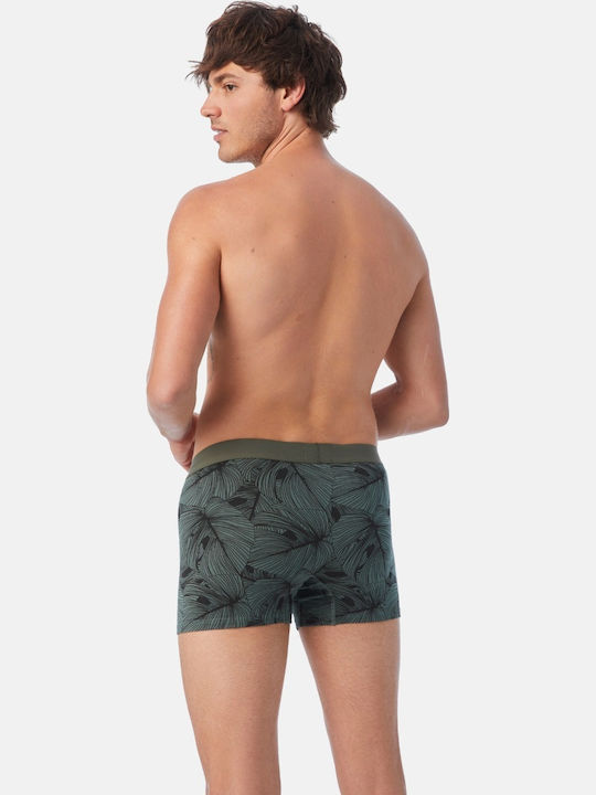 Mengear Ανδρικά Μποξεράκια Χακί 2Pack