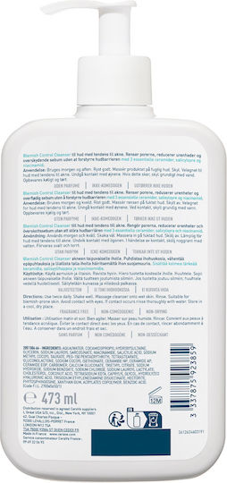 CeraVe Blemish Control Gel Καθαρισμού Προσώπου για Ακνεϊκές Επιδερμίδες 473ml