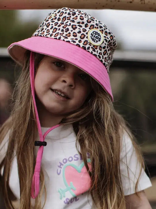 Hello Hossy Kids' Bucket Fabric Pink Hat