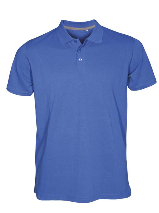 Kprime Ανδρικό Διαφημιστικό T-shirt Κοντομάνικο σε Μπλε Χρώμα