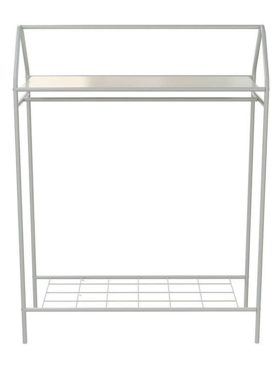 SteweHome SteweHome Kleiderständer aus Metall Weiß 104x143cm