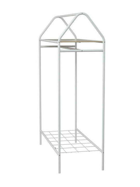 SteweHome SteweHome Kleiderständer aus Metall Weiß 104x143cm