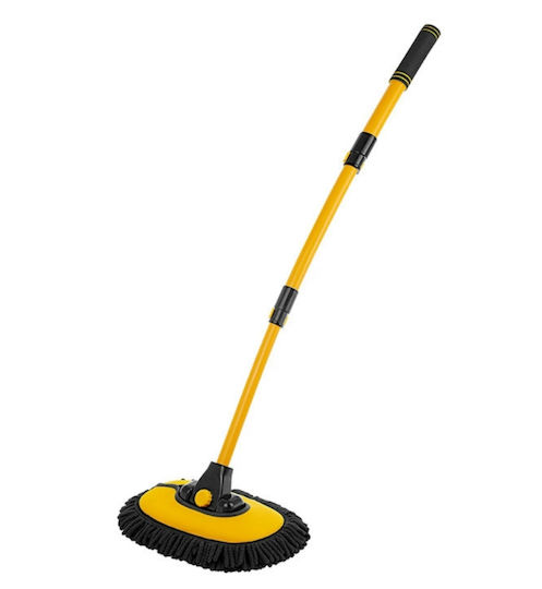 Auto-Reinigung Bürste 3 1 Verstellbarer Teleskopgriff 50-102cm Kopf Microfiber Chenille
