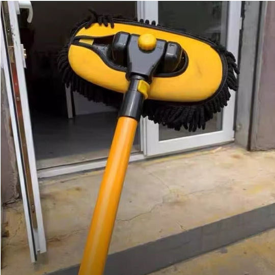 Auto-Reinigung Bürste 3 1 Verstellbarer Teleskopgriff 50-102cm Kopf Microfiber Chenille