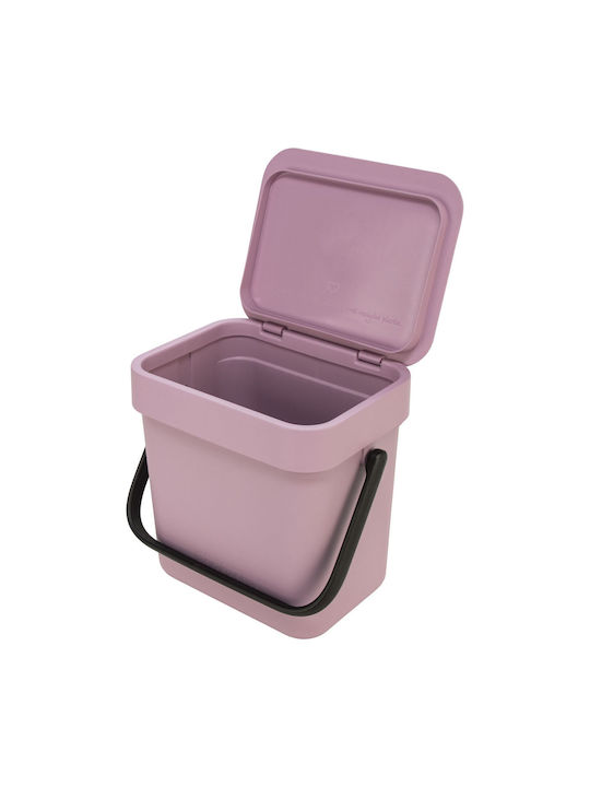 Brabantia Brabantia Sort & Go Waste Bin Plastic Pink 3L