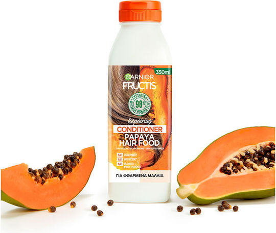 Garnier Fructis Papaya Hair Food Балсам за Всички типове Коса 350мл