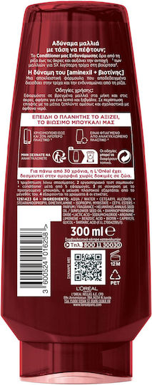 L'Oreal Paris Elvive Full Resist Conditioner Ενυδάτωσης για Ταλαιπωρημένα Μαλλιά 300ml