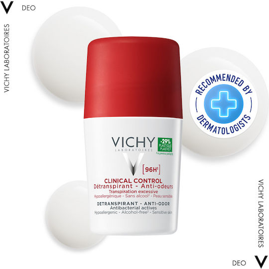 Vichy Clinical Control Αποσμητικό 96h σε Roll-On 50ml