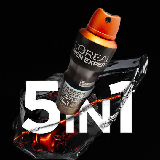 L'Oreal Paris Men Expert Carbon Protect 4 σε 1 Αποσμητικό 48h σε Spray 150ml