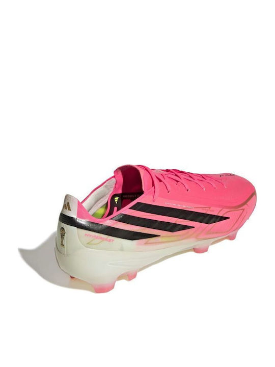 adidas F50 Hyperfast Pro Ποδοσφαιρικά Παπούτσια με Τάπες FG Ροζ