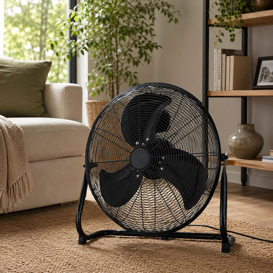 Ankor A-853274 Bodenventilator 100W Lüfterdurchmesser 45cm Schwarzer