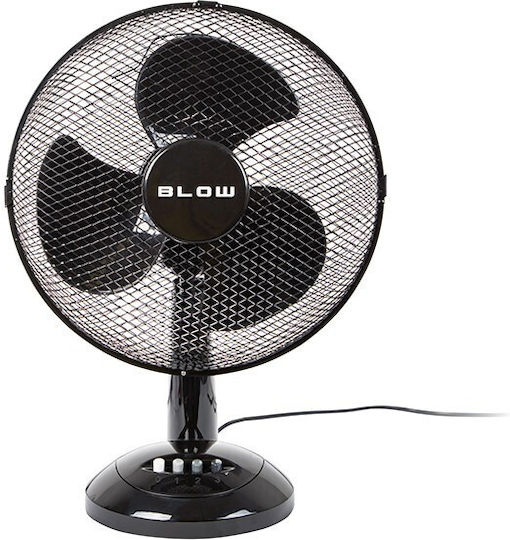Blow Επιτραπέζιος Ανεμιστήρας 40W Διαμέτρου 30cm Μαύρος