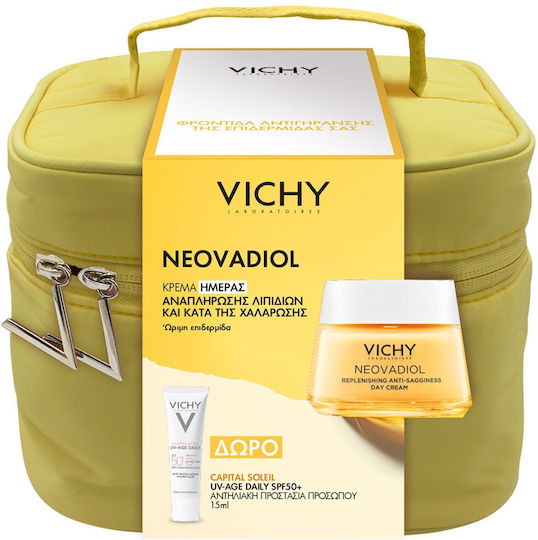 Vichy Neovadiol Lifting Комплект за грижа за кожата за Против стареене & Стягане на кожата 3бр