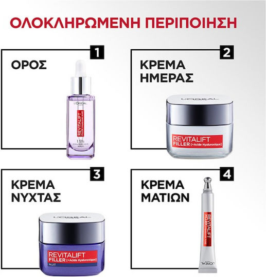L'Oreal Paris Revitalift Filler Σετ Περιποίησης για Ενυδάτωση