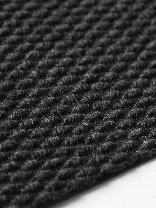 SteweHome Non-Slip Black Doormat 40x60cm