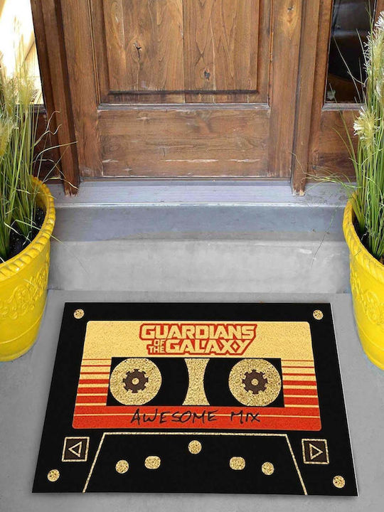 SteweHome Non-Slip Orange Doormat 70x45cm