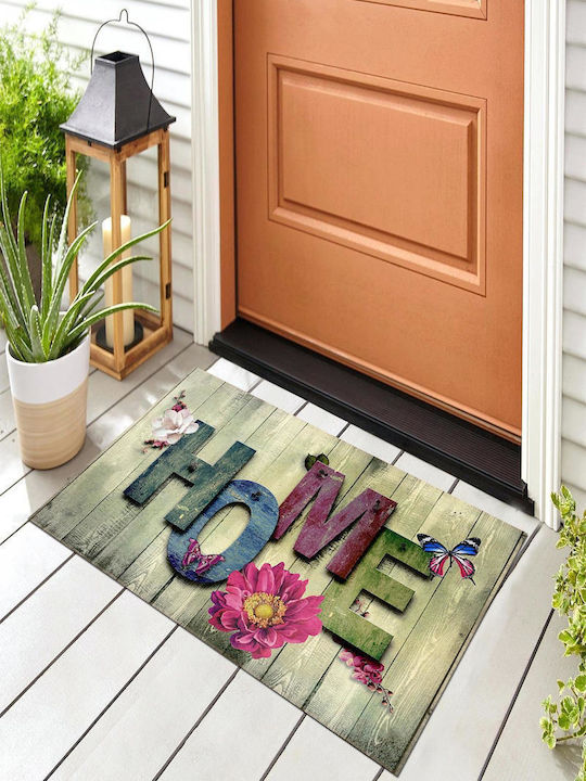 SteweHome Non-Slip Orange Doormat 70x45cm