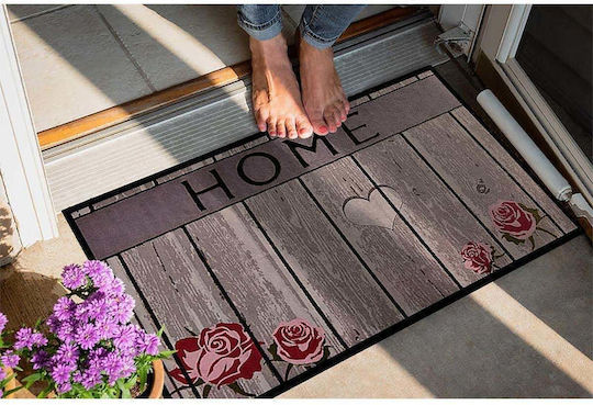 SteweHome Non-Slip Orange Doormat 70x45cm