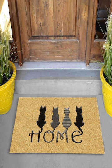 SteweHome Orange Entrance Mat STE-028917-P28917 Orange