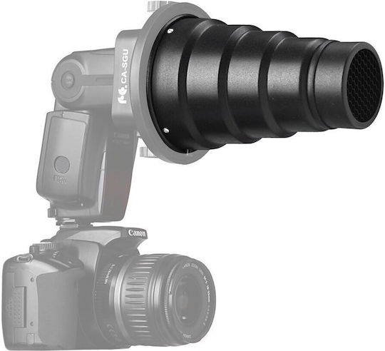 Ishoot Snoot Grid Ishoot 7713 Универсален Монтаж За Студиен Флаш Дължина 250 Мм