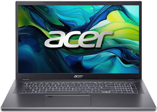 Acer Aspire 17 A17-51M 17.3" IPS FHD (Nucleu 7-150U/16GB/1TB SSD/Fără sistem de operare) Gri Oțel (Tastatură SUA)