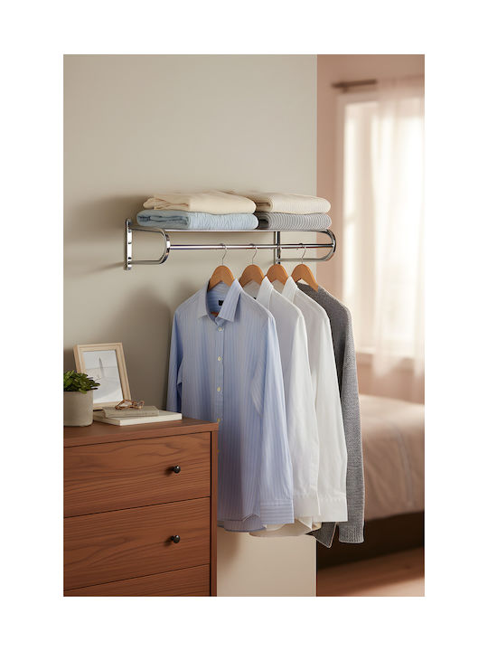 SteweHome Metal Wall Hanger White 103x20x20cm