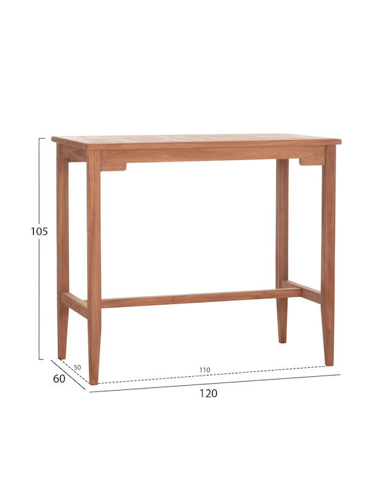Outdoor Bar Set 5 Pieces Natural Color