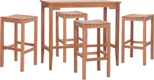 Set Bar de Exterior Nikol 5 Piese Culoare Naturală