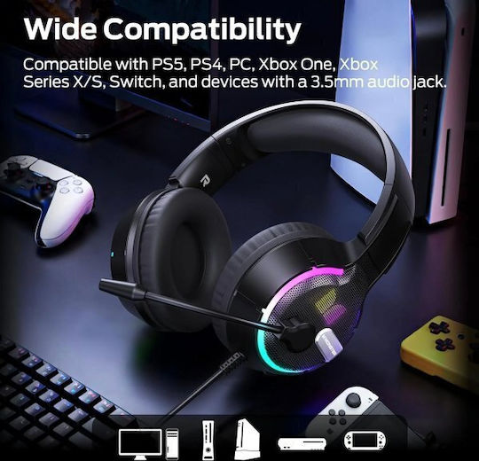 Monster Mission 320 Over Ear Gaming Headset με σύνδεση 3.5mm for Nintendo Switch / PC / PS5