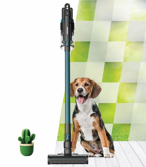 Heinner HSVC-PB300GR Rechargeable 2 in 1 Stick and Handheld Vacuum 25.9V Green/Anthracite Gray